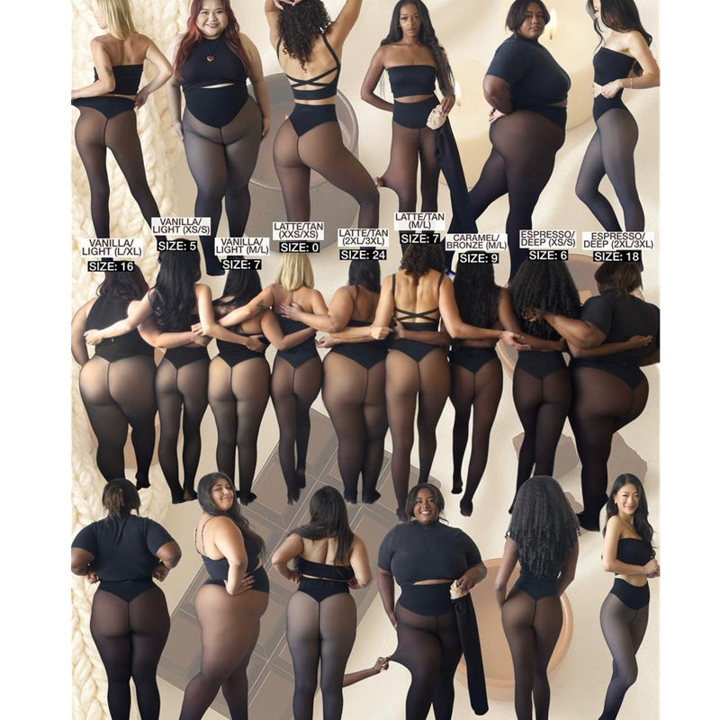 ThermoCurve | Originele Fleece Gevoerde Leggings Taille Bepalend Warm Slank
