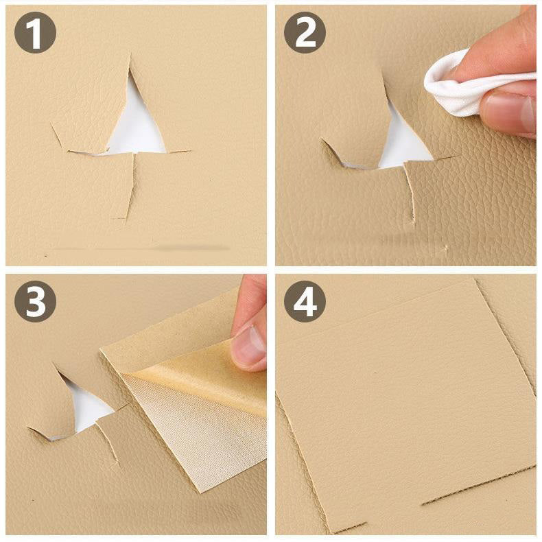 ReviLeer Zelfklevende PU-Leren Patch – Waterdichte Reparatiepatch voor Meubels