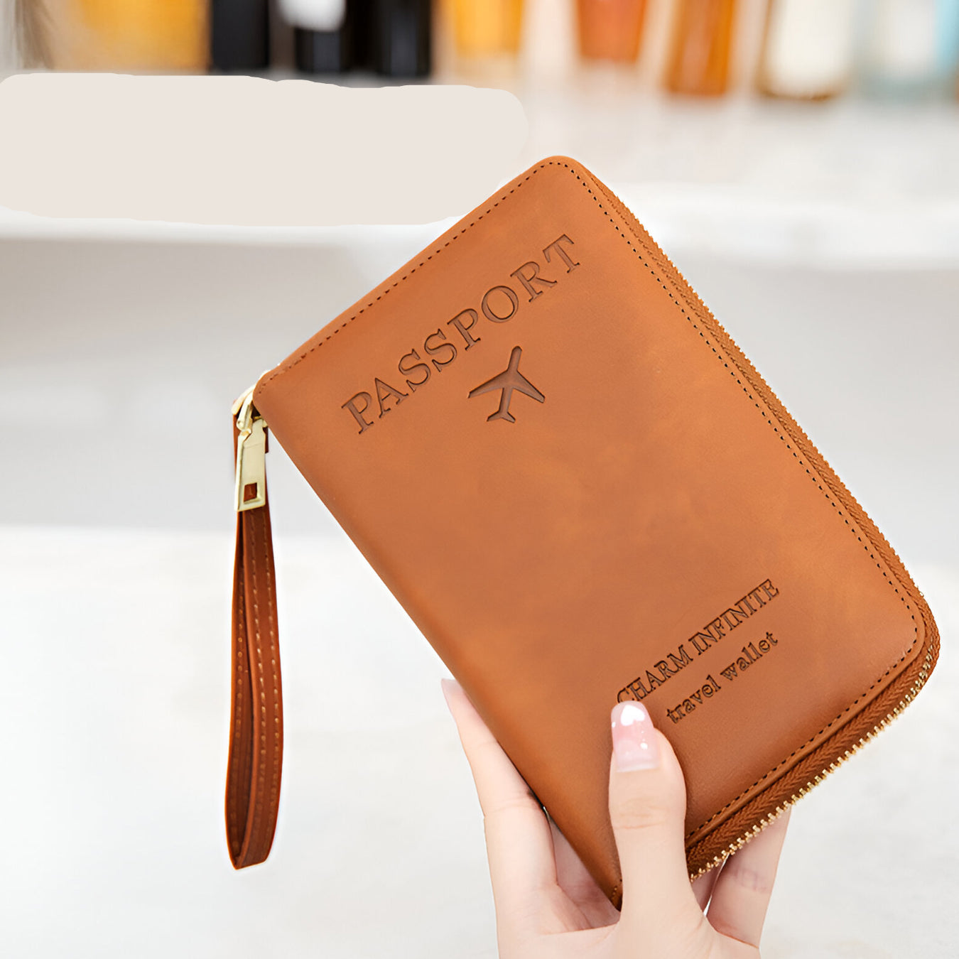 LuxuraGuard RFID Reis Paspoort Houder | Beschermt uw paspoort tegen ongewenste scans