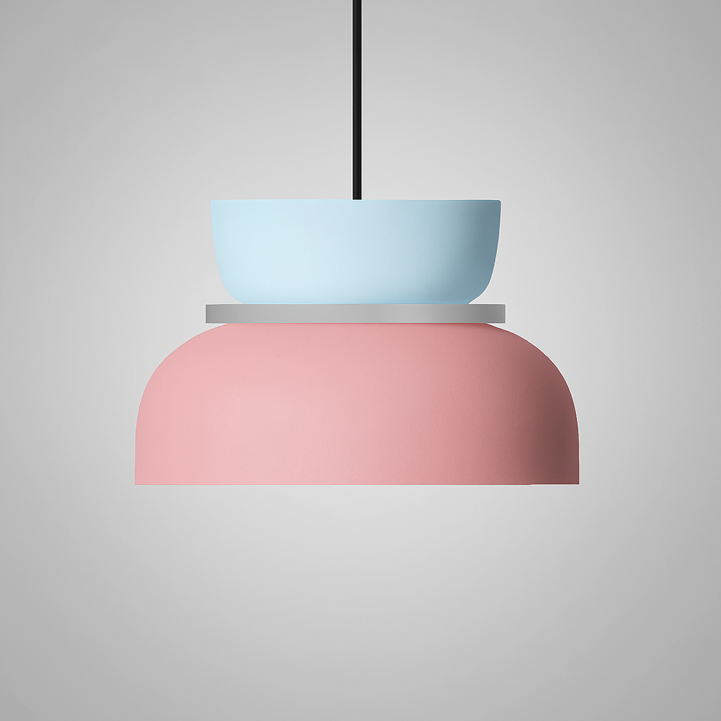 Nordic Zinklegering Dubbel-Tone Koepel Hanglamp LED 1-Licht