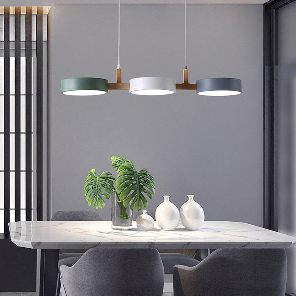 Noordse Flush Plafondlamp Met Meerdere Koppen Voor Keukens En Eetkamers