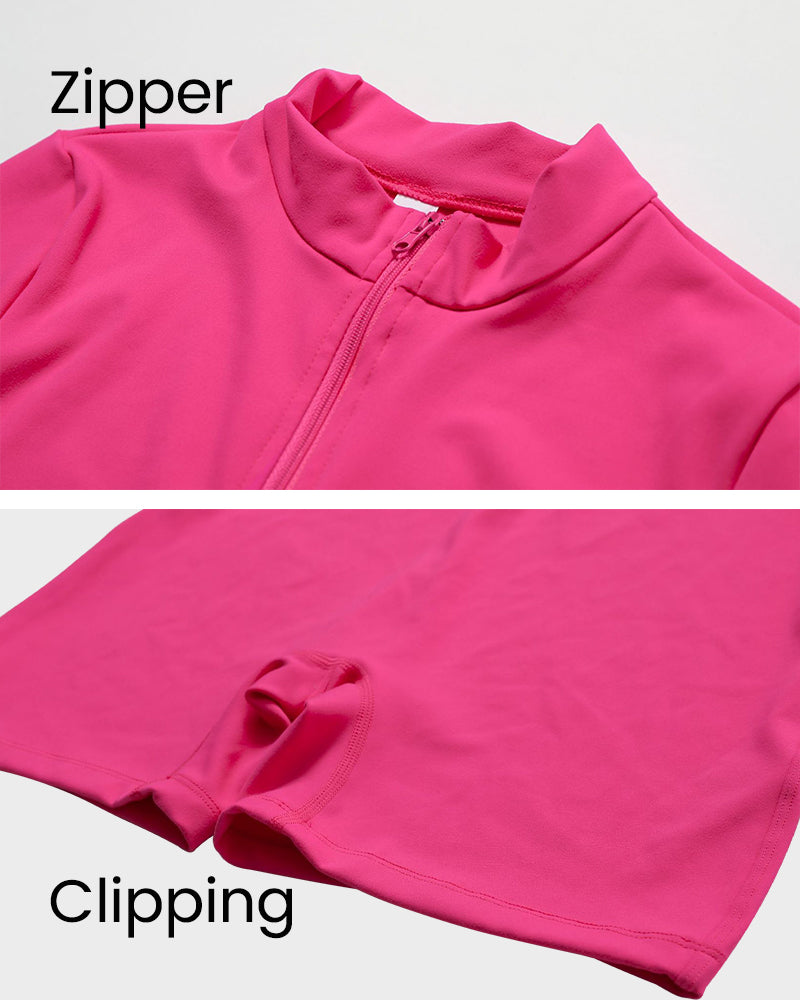 EliteFit Luxe Zip Jumpsuit Shorts | Lichtgewicht en stijlvolle workout essentiële voor ultiem comfort en prestaties