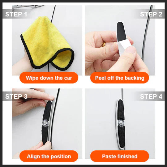 CarGuard Pro | Bescherm uw autodeuren en houd ze als nieuw - 4 stuks