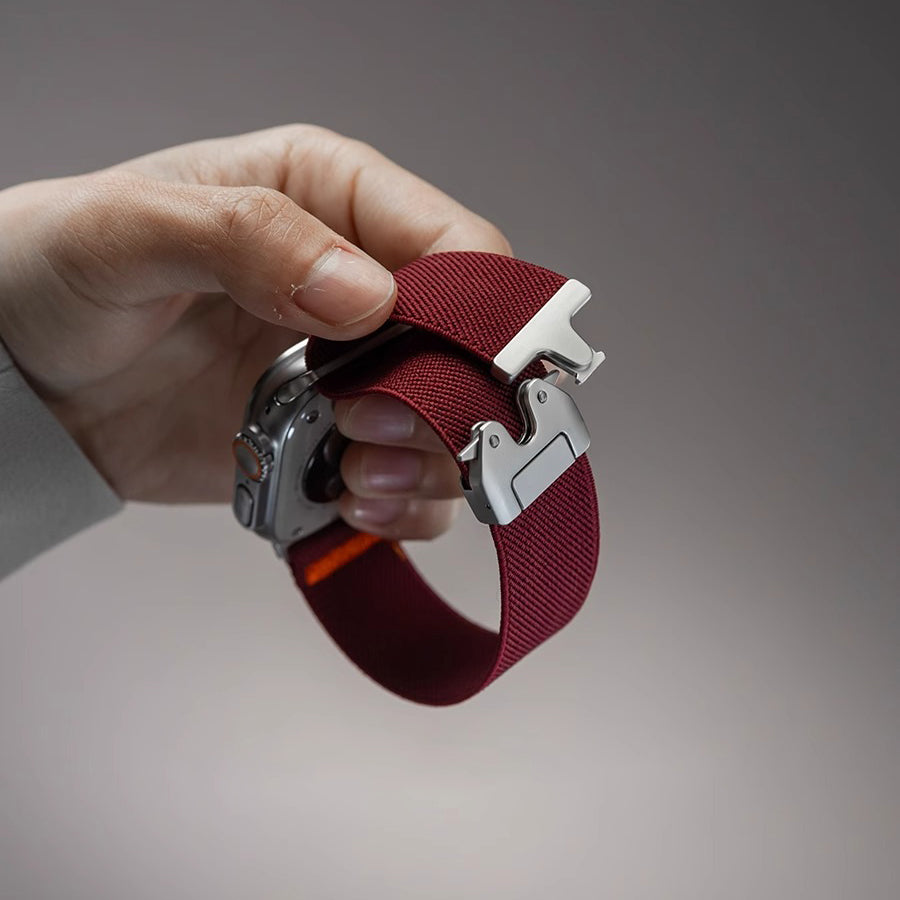 LuxeFlex Elite Nylon Band | Comfortabele en stijlvolle stretchband voor Apple Watch