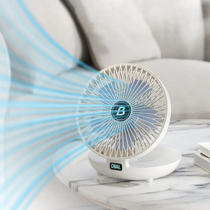 AeroLux Elegante Draagbare Ventilator | Stijlvolle, opvouwbare ventilator voor ultiem comfort