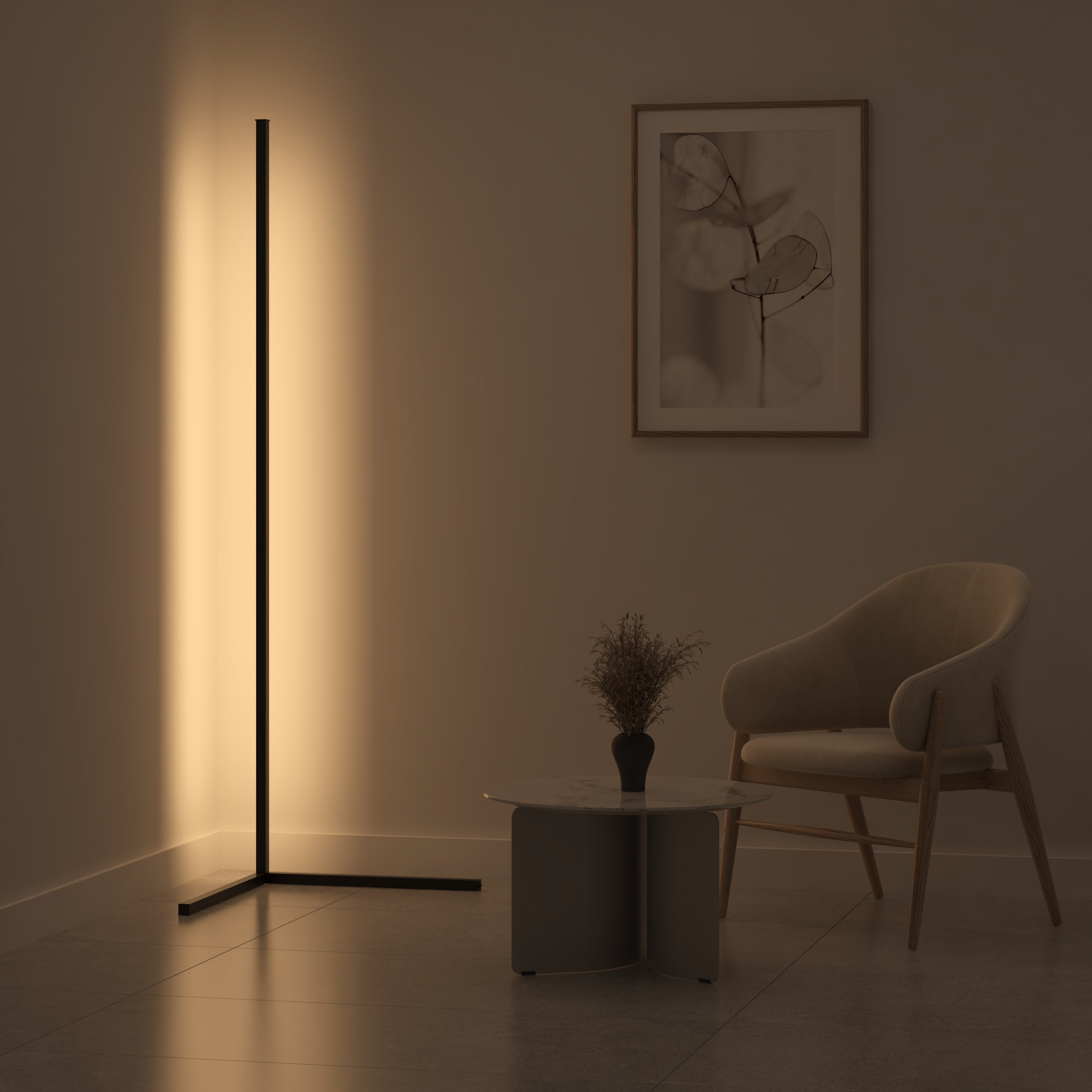 Hoek Vloerlamp XL