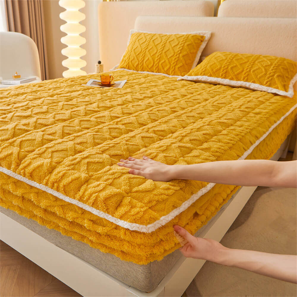 Wasbare Fluffy Fitted Sheet Matrascover