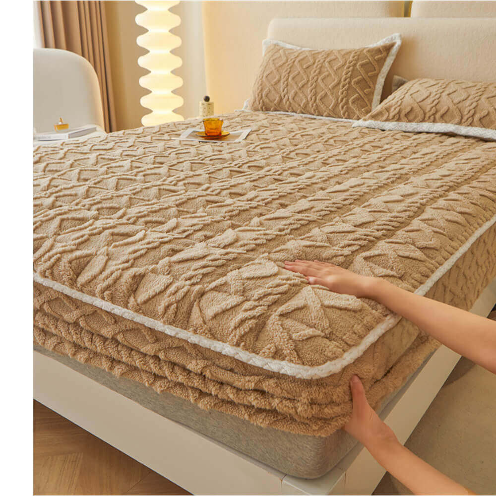 Wasbare Fluffy Fitted Sheet Matrascover