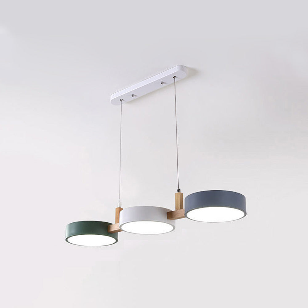 Noordse Flush Plafondlamp Met Meerdere Koppen Voor Keukens En Eetkamers