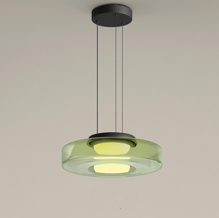 Glazen Hanglamp In Bauhaus Stijl