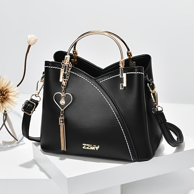 Luxe leren handtas voor dames | Klein