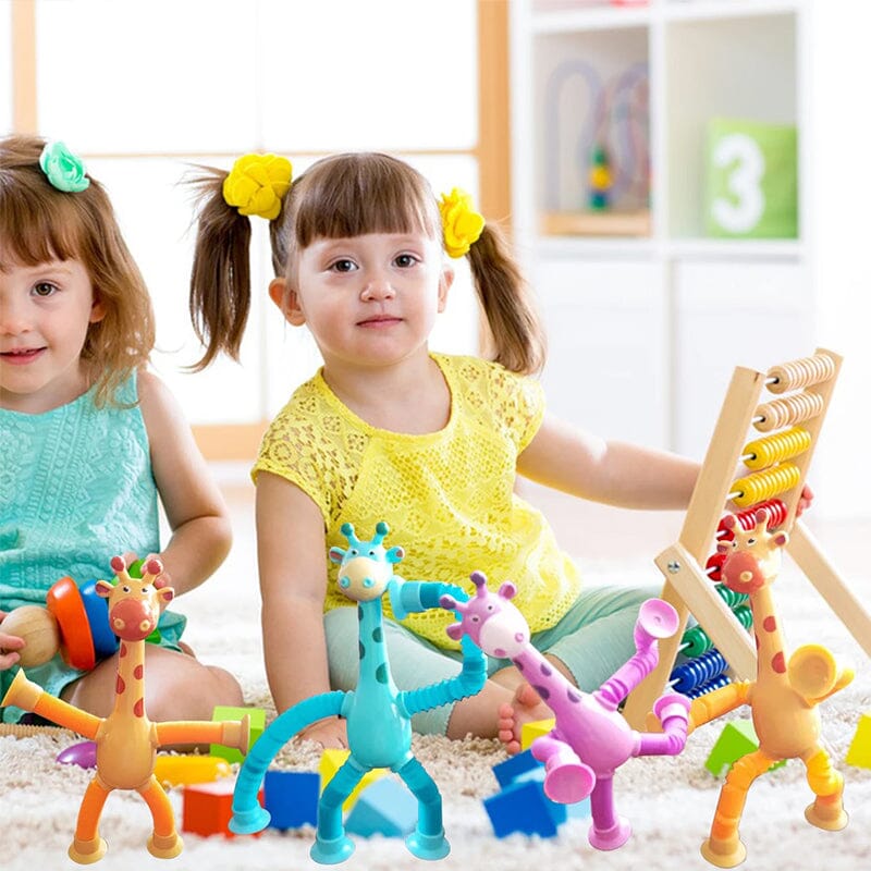 GiraffeStretch – Leuk Telescoop Zuig Speelgoed