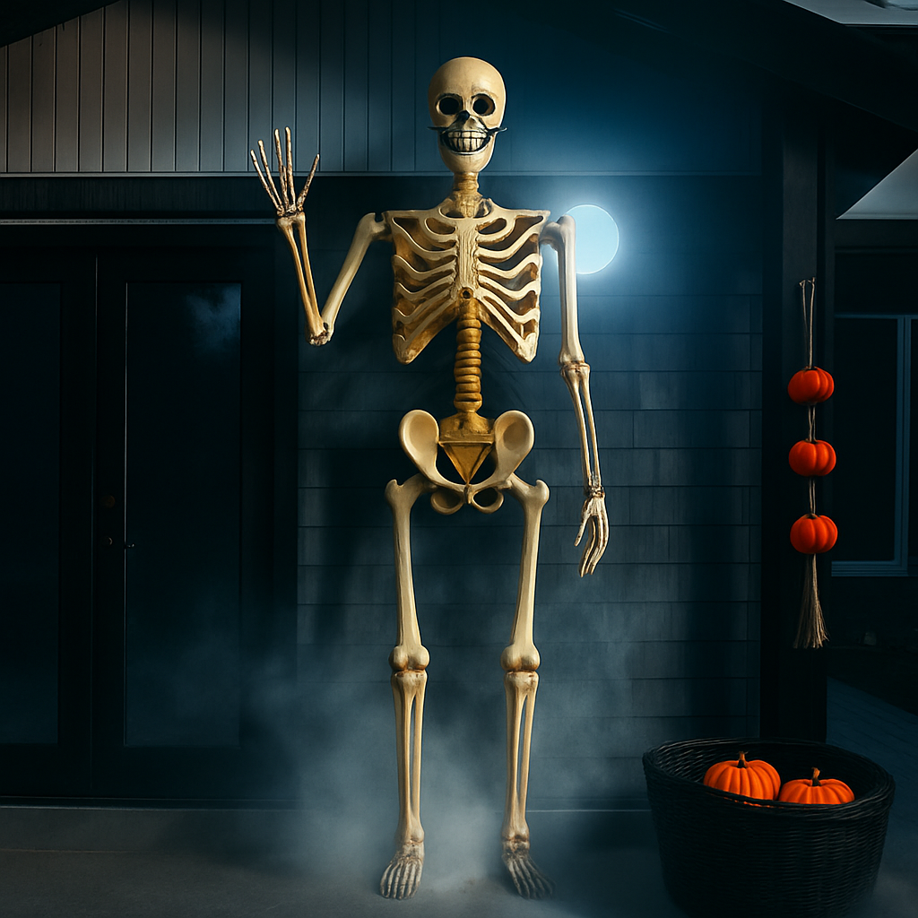 Halloween Reusachtige Buitenskelet Decoratie