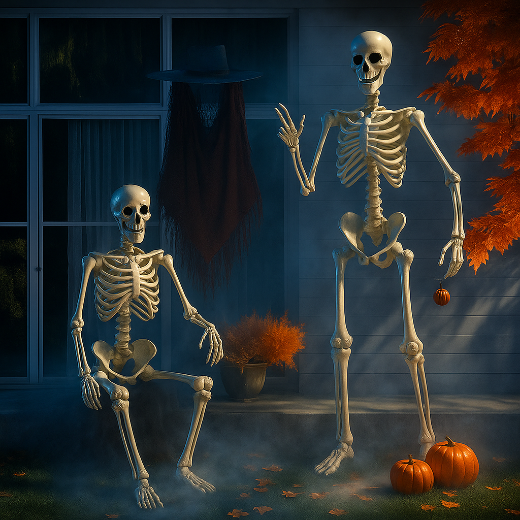 Halloween Reusachtige Buitenskelet Decoratie