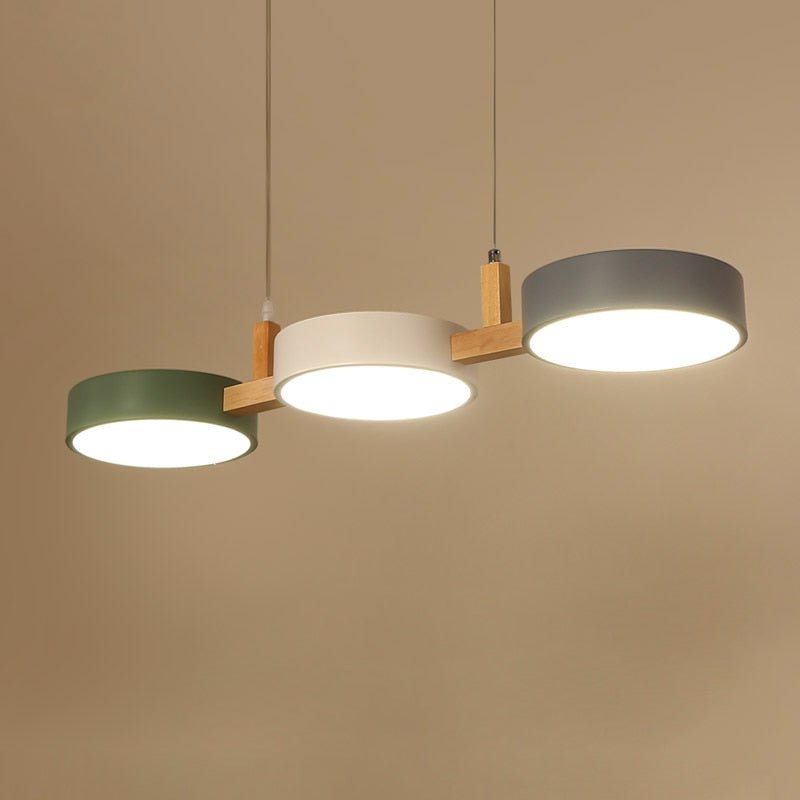 Noordse Flush Plafondlamp Met Meerdere Koppen Voor Keukens En Eetkamers