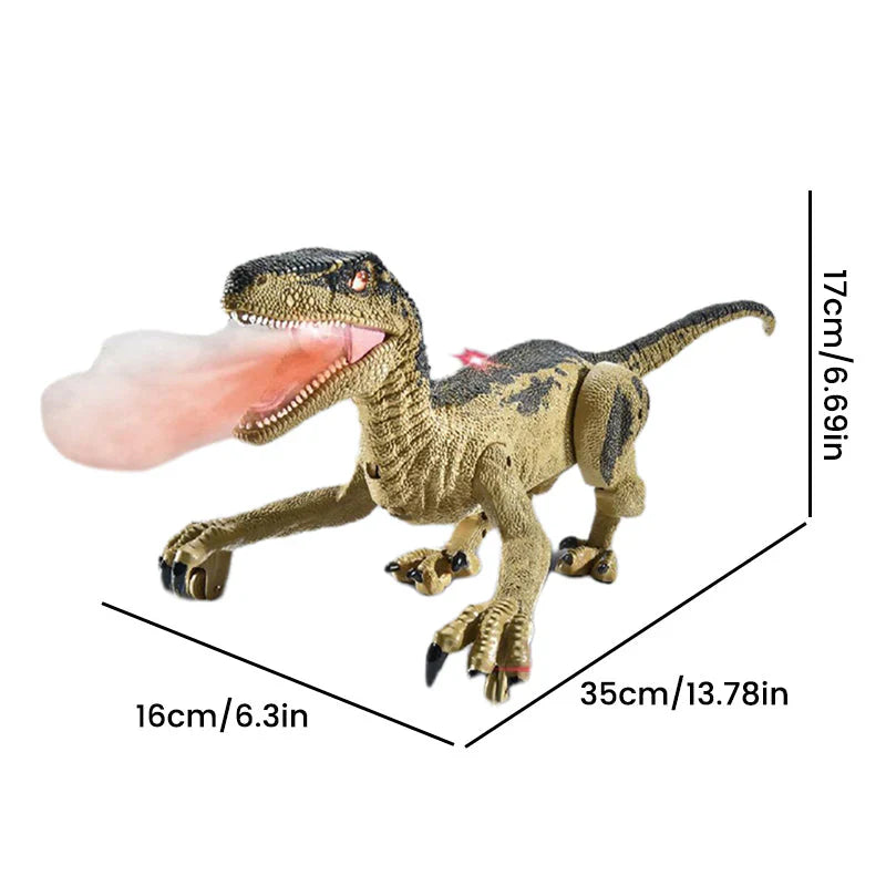 Afstandsbedienbare Dinosaurus met Mist Spray Functie