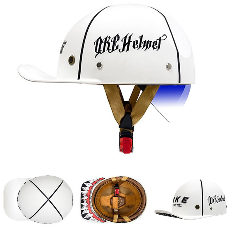 Motorfiets Baseballhelm - DOT-goedgekeurd