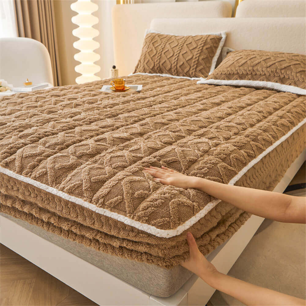Wasbare Fluffy Fitted Sheet Matrascover