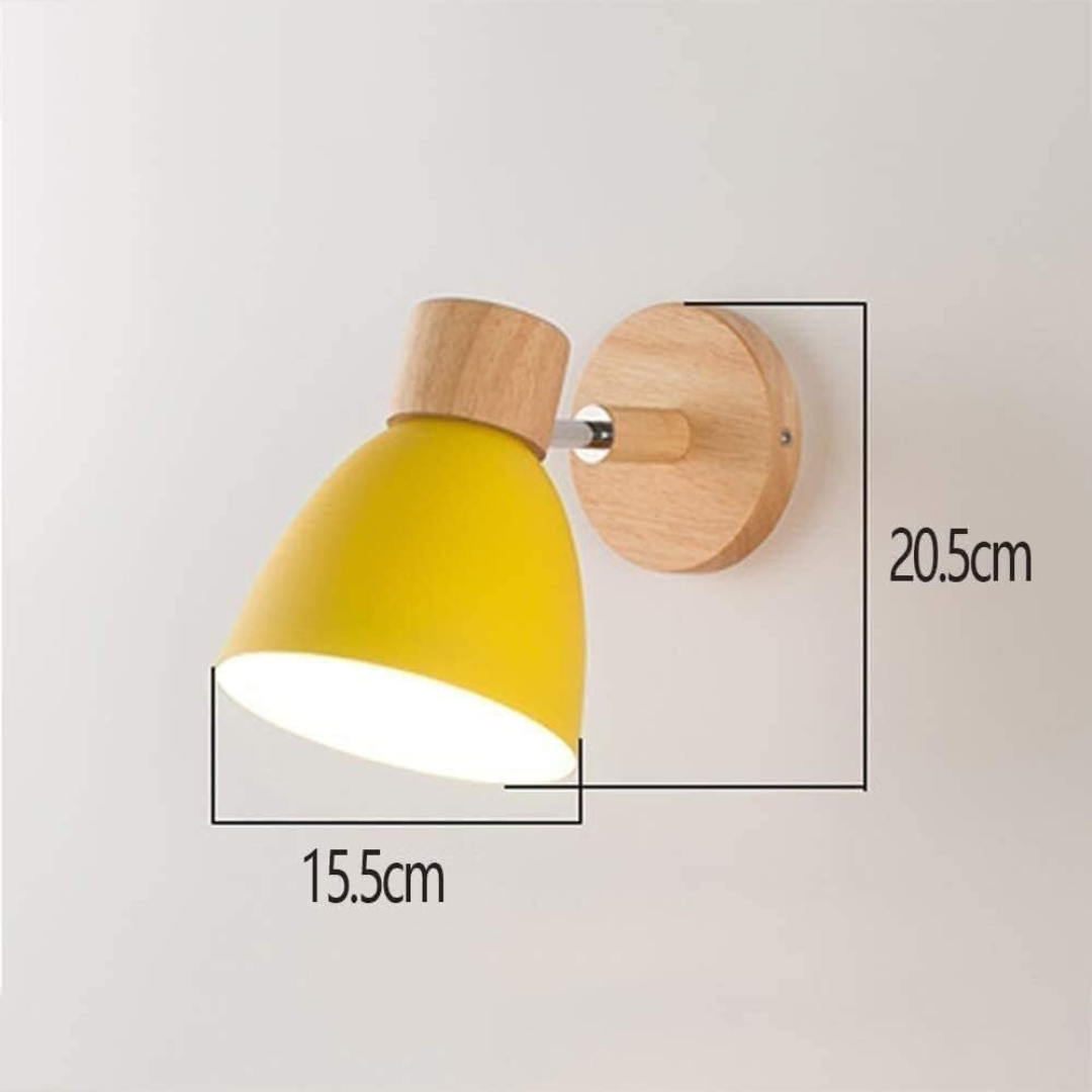 ChromaWood Scandinavische Design Wandlamp Stijlvol