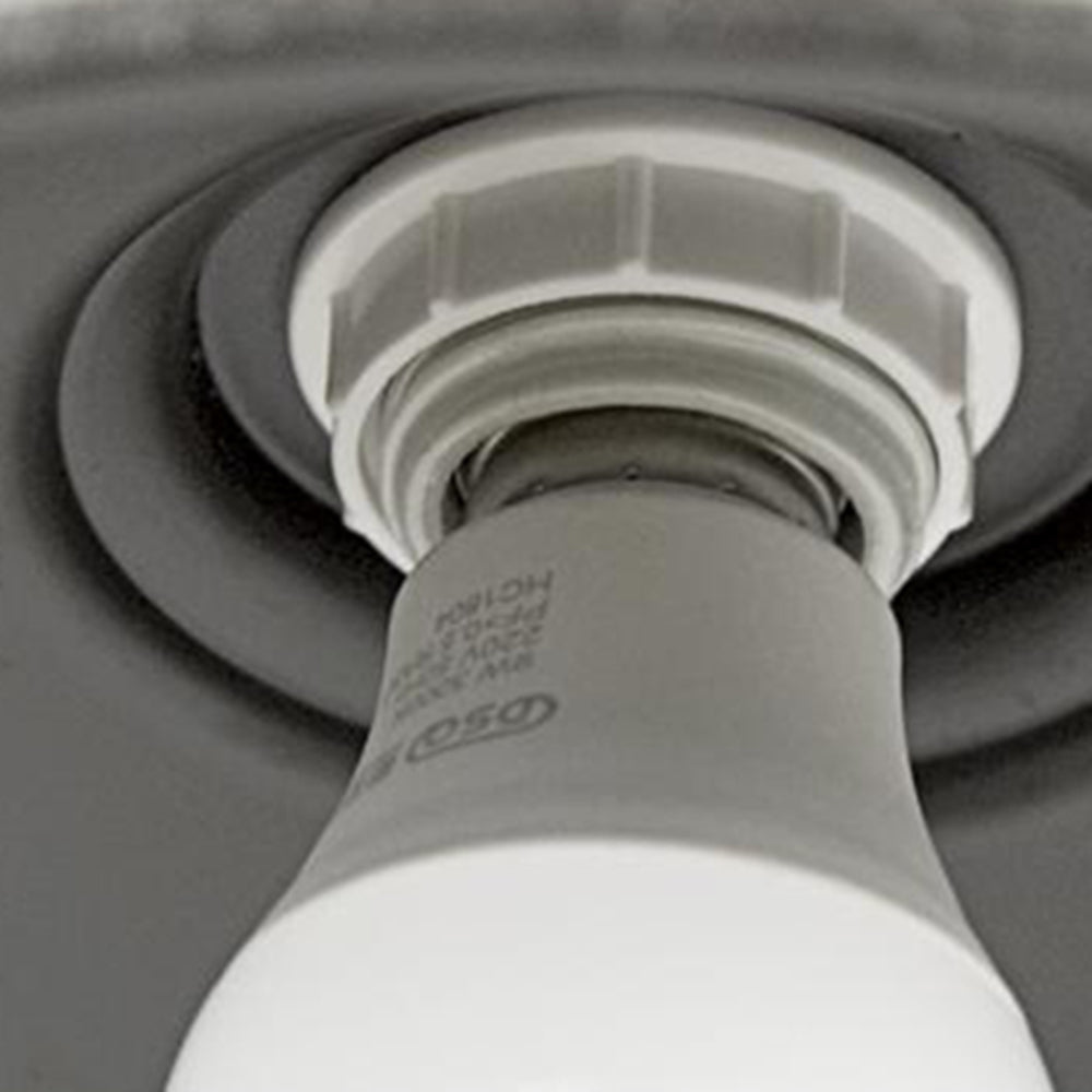 Vintage Industriële IJzeren Kom Buiten Wandlamp LED 1-Licht