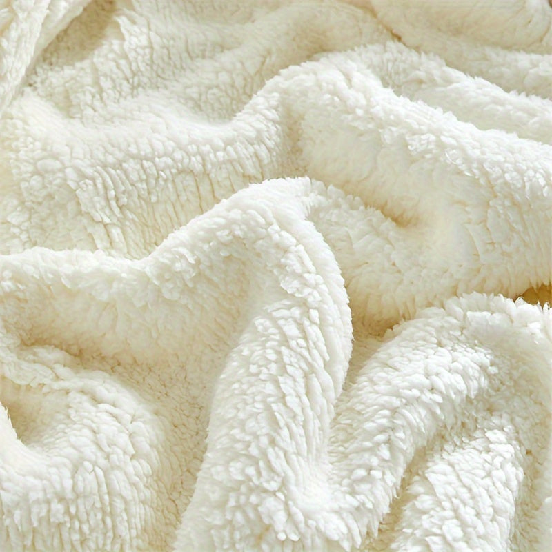 Ultra Zachte Sherpa Fleece Deken – Warme en Comfortabele Knuffeldeken voor Thuis