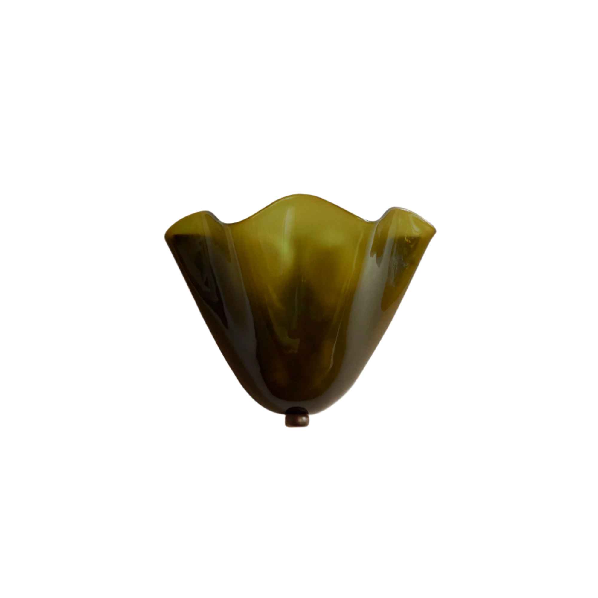 Retro Glas-in-lood Schelp Wandlamp LED 1-Licht