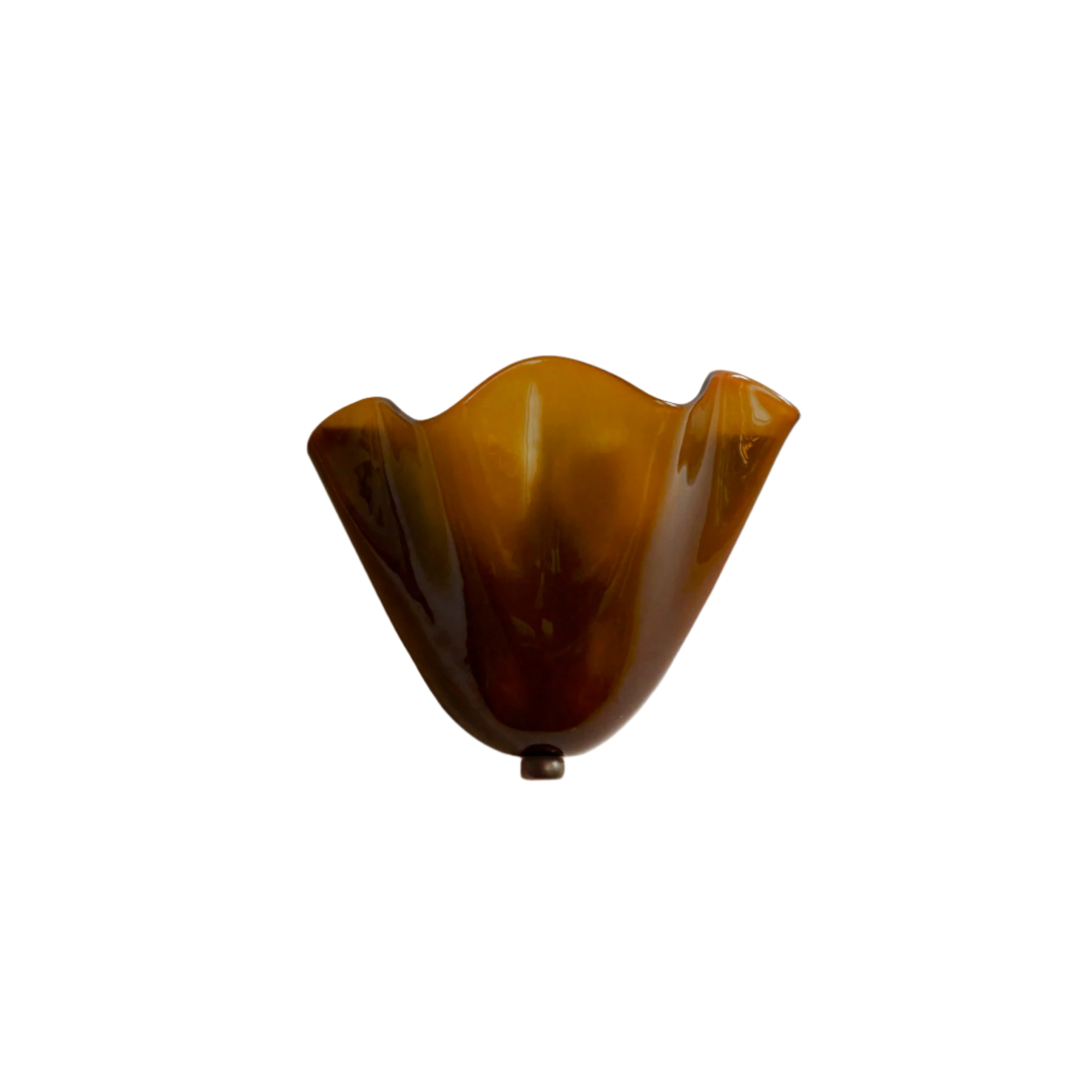 Retro Glas-in-lood Schelp Wandlamp LED 1-Licht