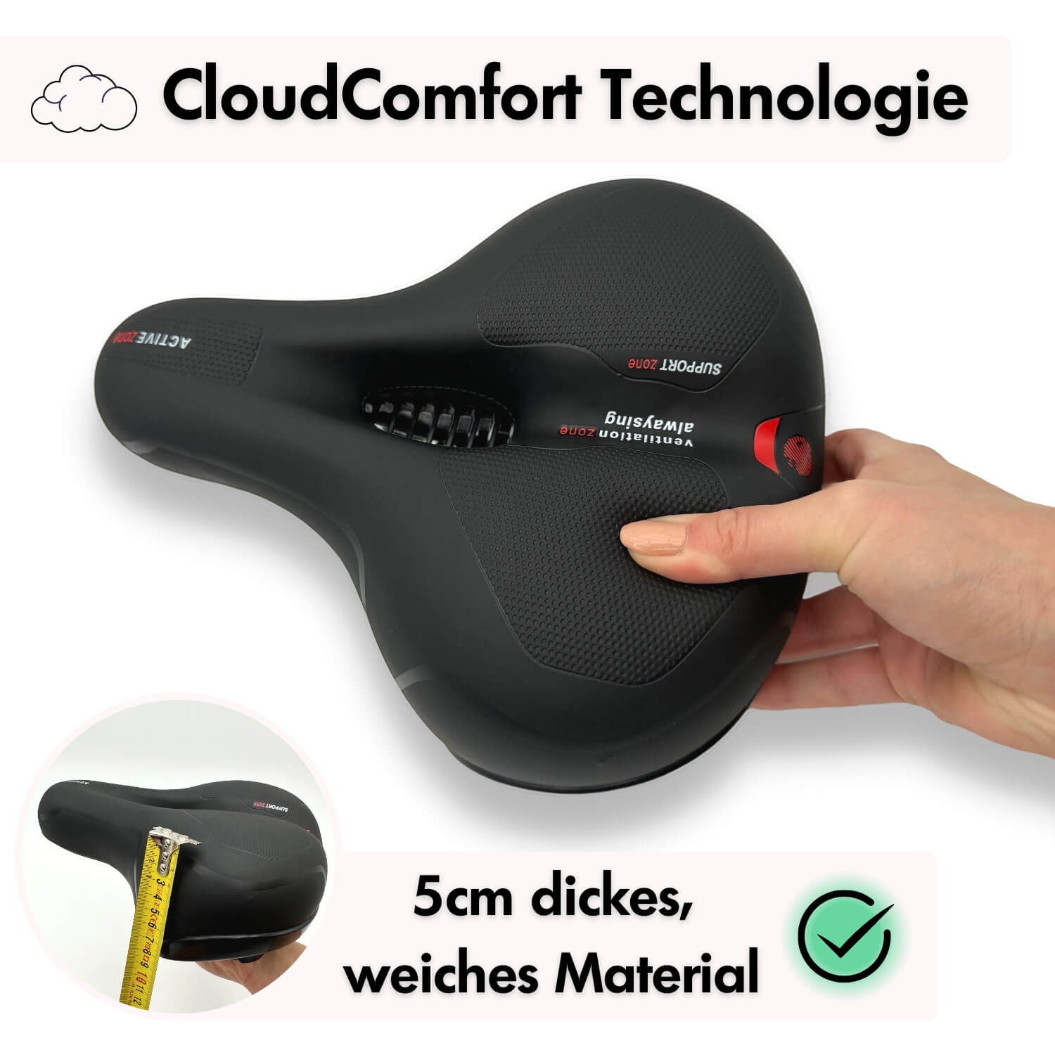 CloudComfort Pro – Eindelijk Pijnvrij Fietsen