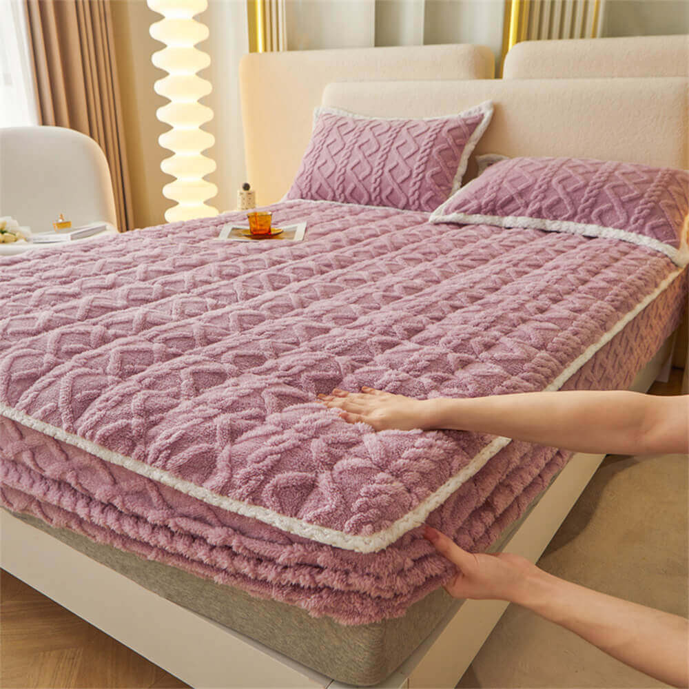 Wasbare Fluffy Fitted Sheet Matrascover