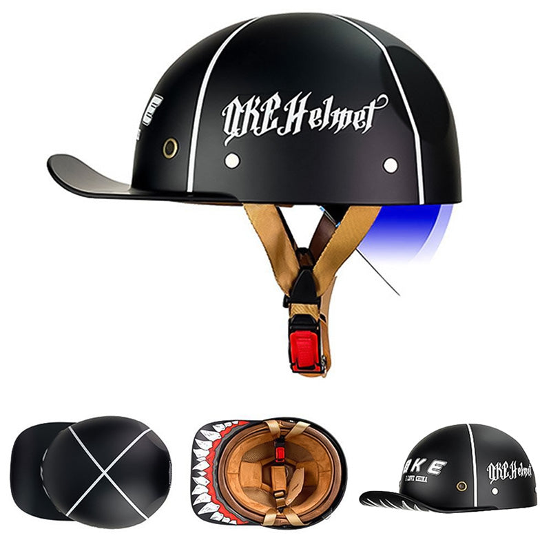 Motorfiets Baseballhelm - DOT-goedgekeurd