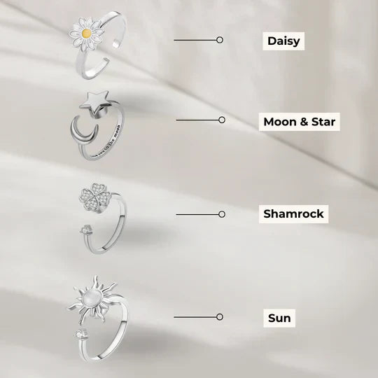 CalmRing Nua - Stijlvolle Ring voor Stress en Angst