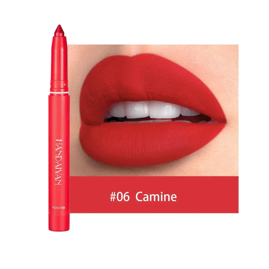 12 Kleuren HANDAIYAN Draaiende Aanscherpbare Matte Lippenstift Potloden