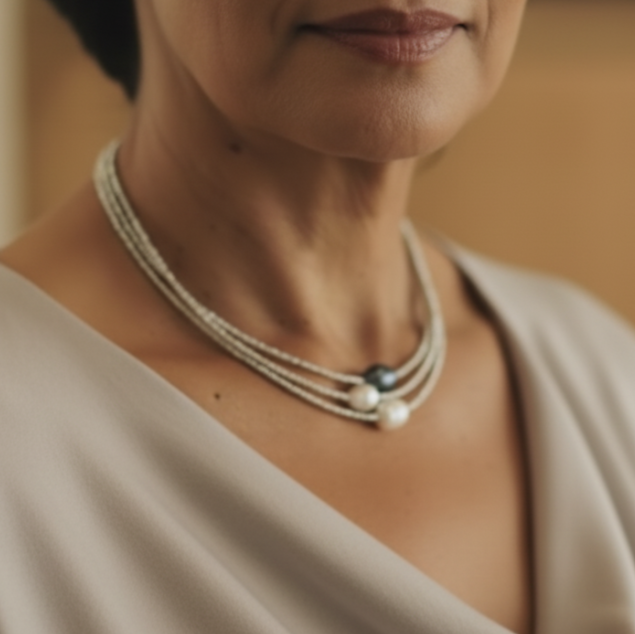 Adembenemende parelketting voor dagelijks gebruik