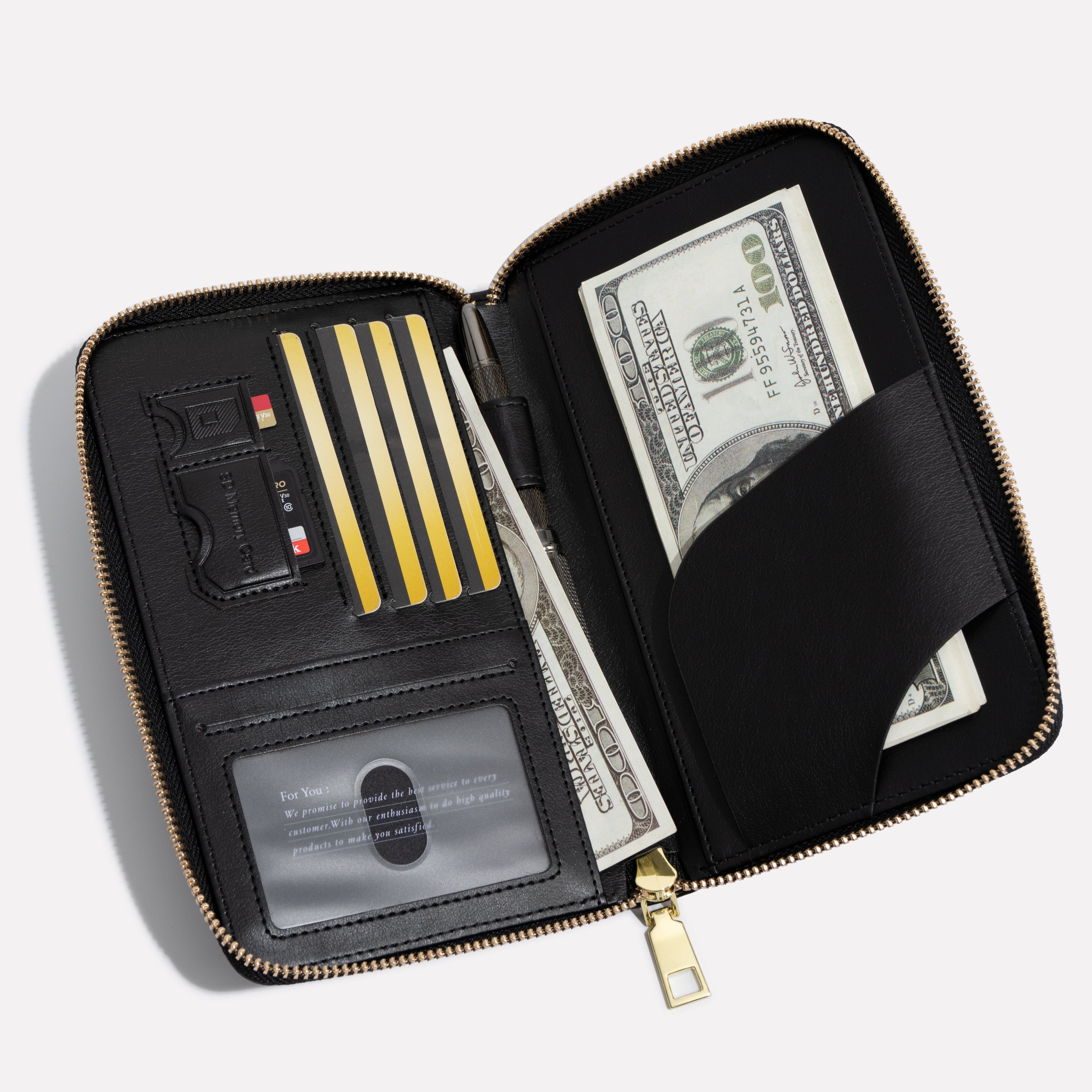 LuxuraGuard RFID Reis Paspoort Houder | Beschermt uw paspoort tegen ongewenste scans