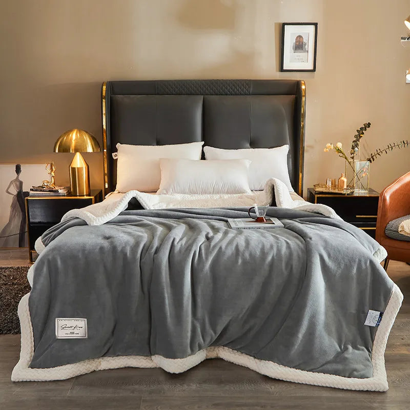 Extra Zachte Fleece Deken voor Bank en Bed – Warme Knuffelplaid voor Herfst en Winter