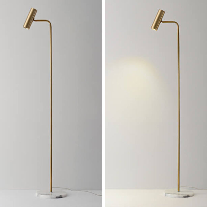 Industriële IJzeren Eenvoudige Lampvoet Verstelbare LED Staande Vloerlamp