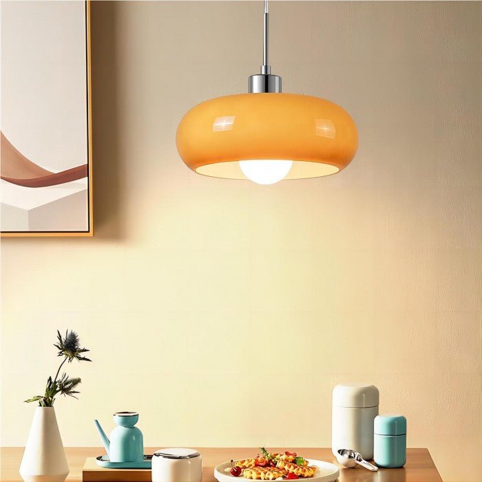 Hanglamp Glas Bauhaus Stijl - Noordisch Retro