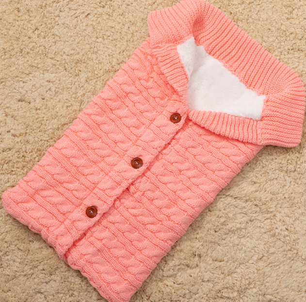 Zachte Gevoerde Babyslaapzak met Kap voor Comfortabele Nachten