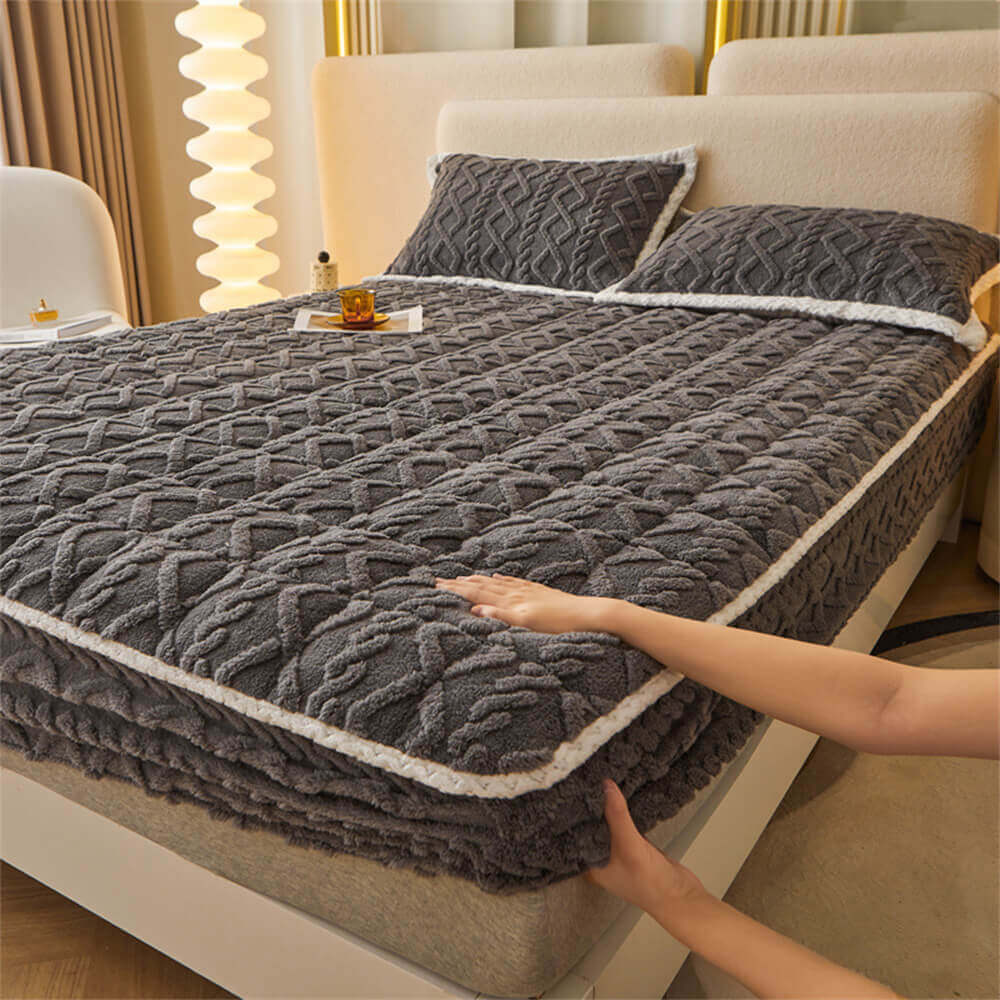 Wasbare Fluffy Fitted Sheet Matrascover