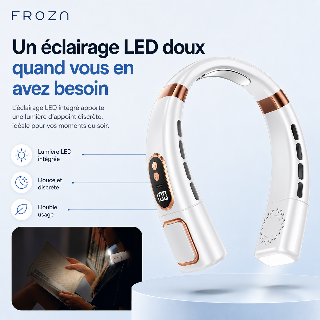 Froza – Digitale 360° Nekventilator