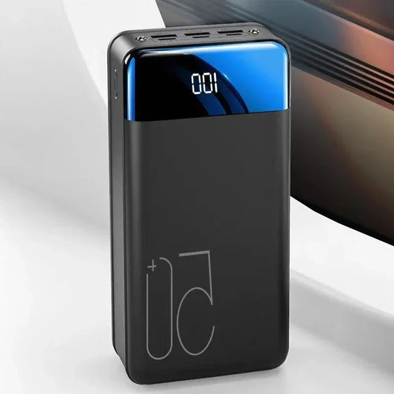 50.000mAh Ultra-Hoge Capaciteit Powerbank – Super Snelle Oplading voor Telefoons, Tablets en Laptops