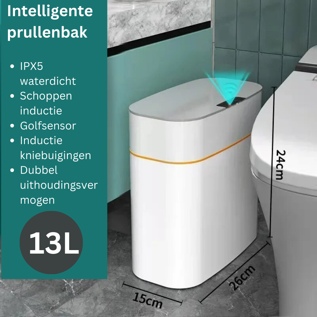 Intelligente prullenbak | Stijlvol en met bewegingssensor