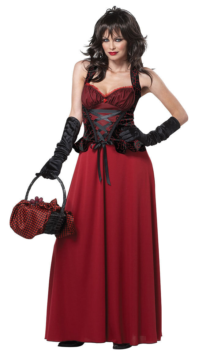 Dames Halloween Kostuum | Corset Maxi Jurk