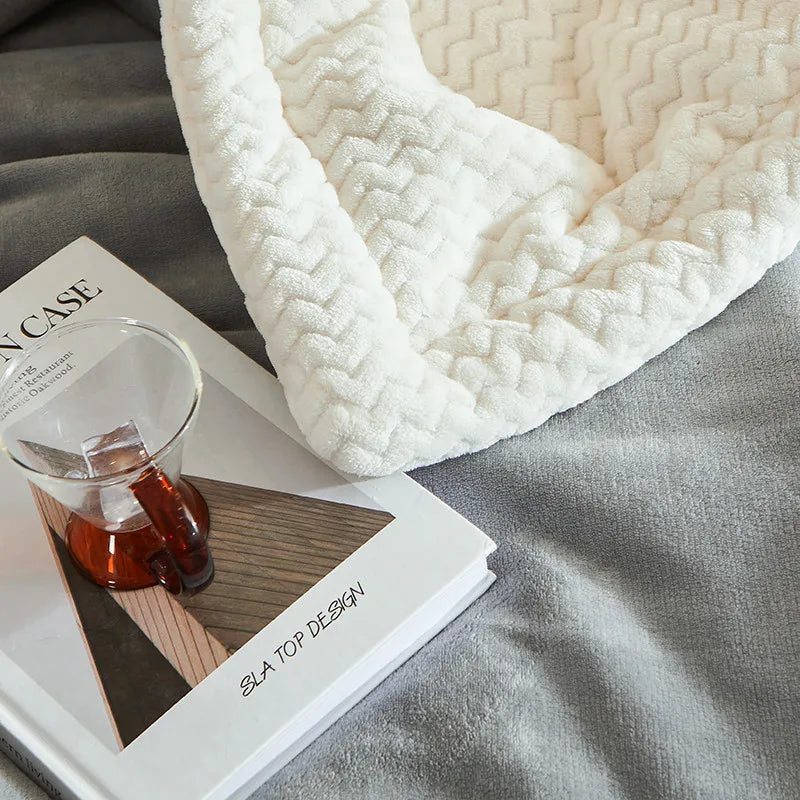 Extra Zachte Fleece Deken voor Bank en Bed – Warme Knuffelplaid voor Herfst en Winter