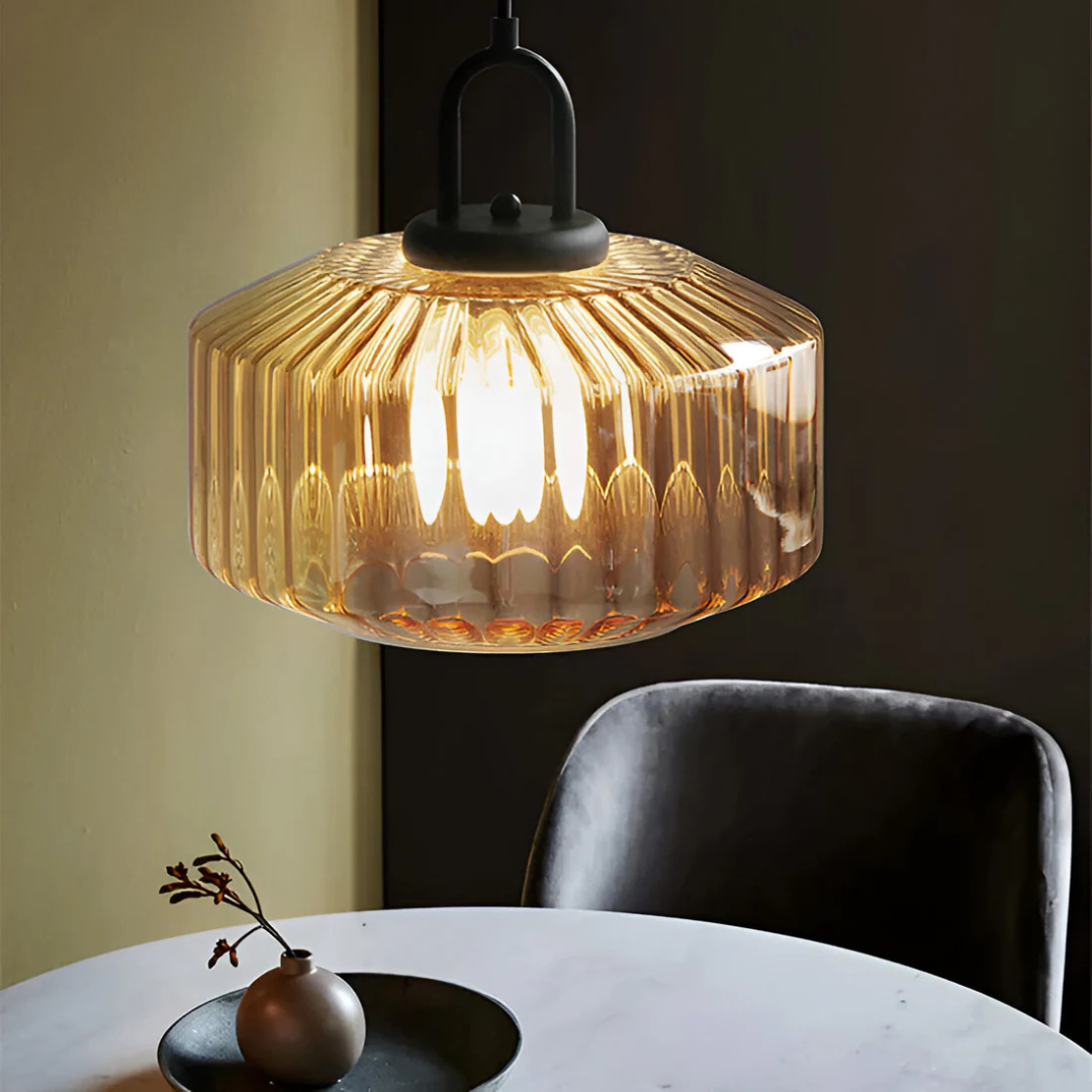 Mireta - Retro Gekleurd Glazen Hanglamp