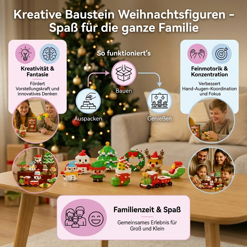 Creatieve Bouwstenen Kerstfiguren - Plezier voor het hele gezin