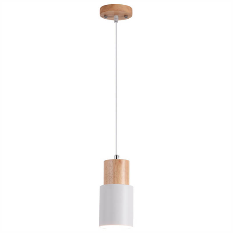 Metaal Hout Hanglamp | Modern Industrieel Ontwerp