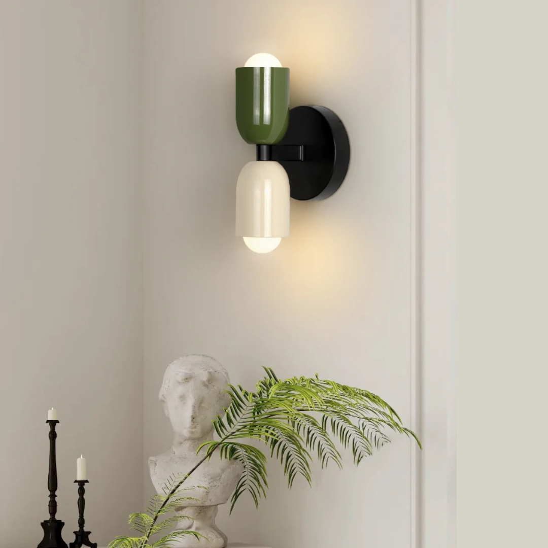 Moderne Minimalistische Cilinder Wandlamp LED 2-Licht