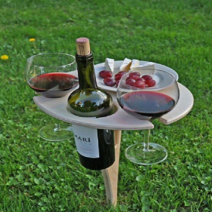 50% Korting | Vino™ - Opvouwbare Picknicktafel met Wijnhouder [Laatste Dag Korting]