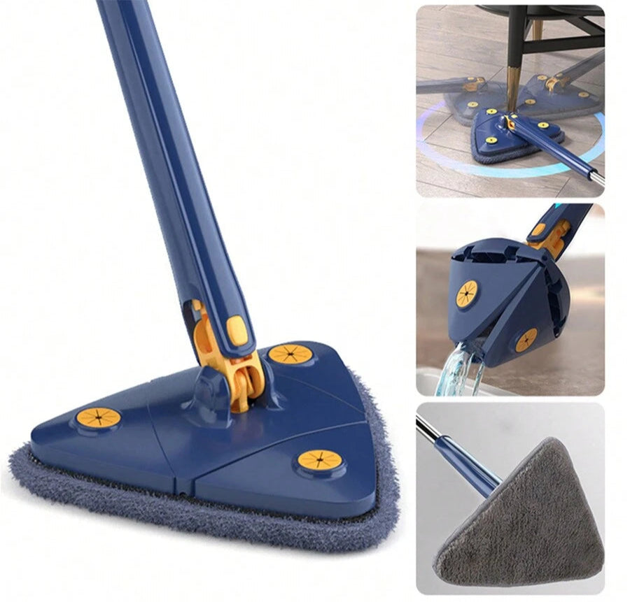 LuxClean Driehoekige Schoonmaak Mop | Efficiënt en veelzijdig voor een sprankelend resultaat